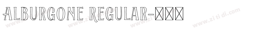 Alburgone Regular字体转换